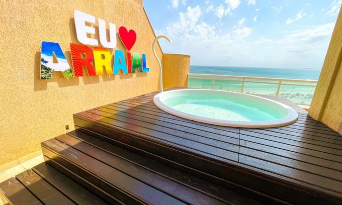 Praia Grande Hotel | Cobertura com Piscina Andrei Noriller Vista Mar