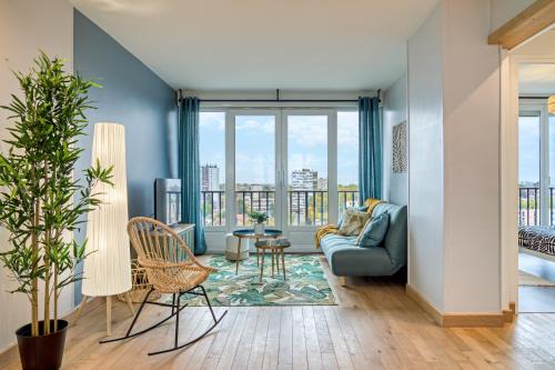 Mont-Saint-Aignan Apartment | Cocon Lumineux - Parking gratuit