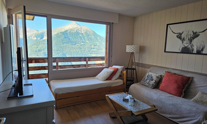 Orcieres-Merlette Apartment | Coeur DE Station A Cote DE Toutes LES Commodites Avec UNE VUE Incroyable!