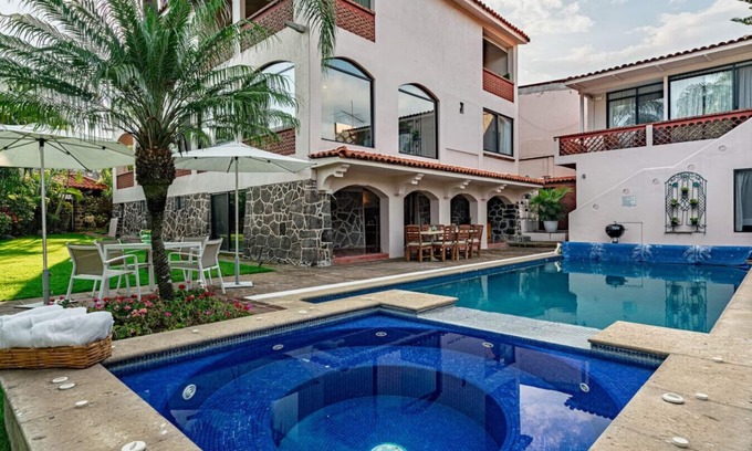 Tlaltenango House | Colonial Getaway with Pool, Hot Tub, and Lush Garden for Relaxation