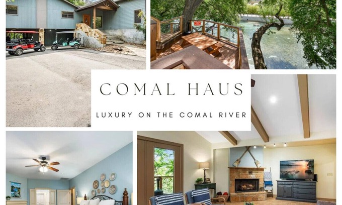 New Braunfels House | Comal Haus*Private Comal River Access*Accommodates 20+*2 blocks to Downtown NBTX