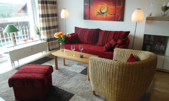 Hohegeiß Apartment | Comfort apartment, mountain view, quiet location in Hohegeiß, up to 4 people, WiFi included