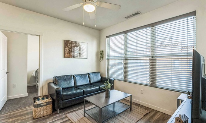 Heart of Missoula Apartment | Comfort + Style with Work Desk