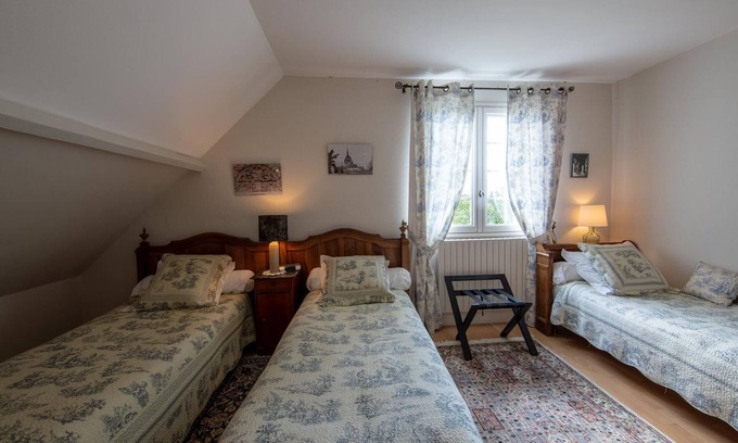 Saint-Benoit-sur-Loire Bed & Breakfast | Comfortable family suite with WiFi in Saint-Benoît-sur-Loire, pets allowed