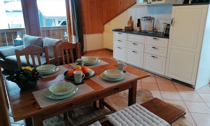 Bad Kohlgrub Apartment | Comfortable 2 room apartment only 200 meters from the valley station.