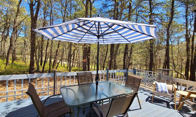 Wellfleet House | Comfortable 3BD--Central A/C, Enclosed Outdoor Shower, Deck, Close to Gull Pond