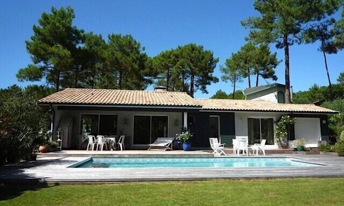 Lacanau-Ocean House | Comfortable house, big pool with wooden terrace, ideal location