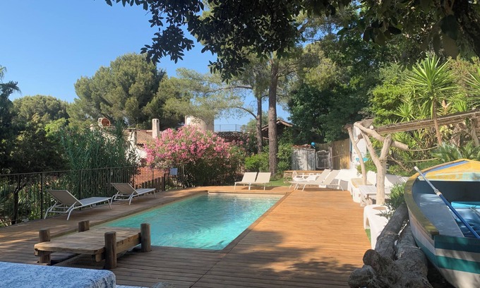 Cavaliere Other | Comfortable stone mas with swimming pool, 250m from Bonporteau beach