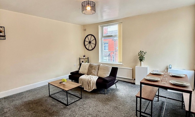 Bury Apartment | Comfy Entire Apartment with Free Parking in Bury Town