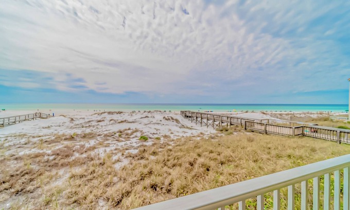 Seagrove Beach Condo | "Commodores 101" | Beachfront| Corner Unit w/Pristine Beach Views | Community Pool