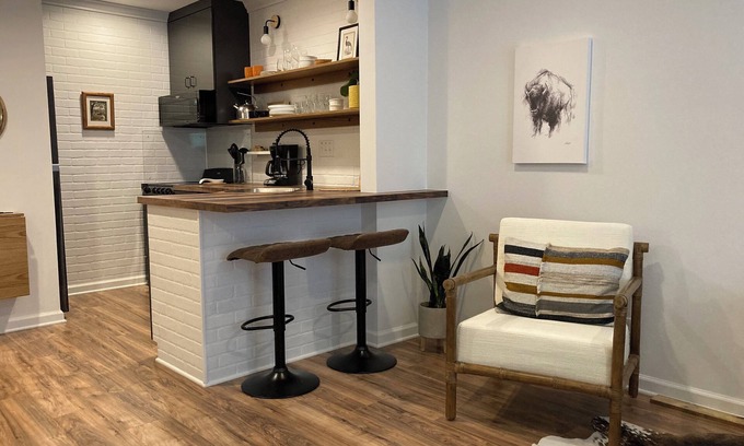 Daphne Condo | Completely remodeled studio condo with a pool view. Convenient location!