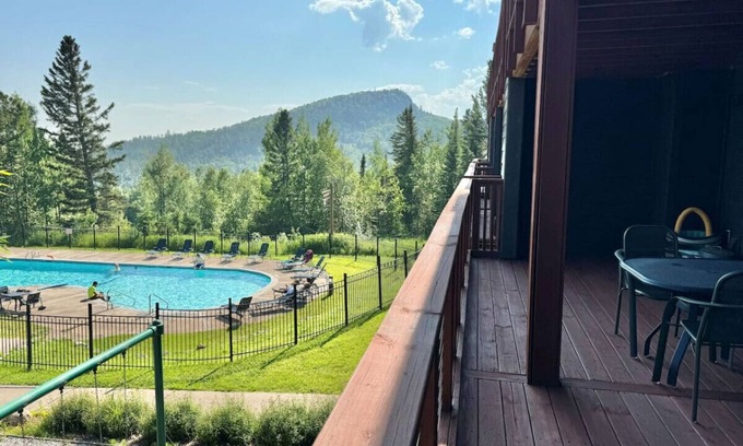 Lutsen Apartment | Condo at Lutsen Mtn Ski in Ski out Gorgeous views of Moose Mtn