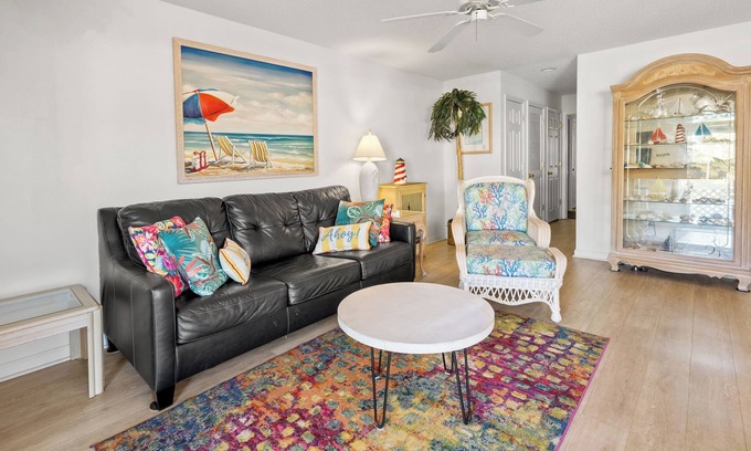 Cherry Grove Beach Condo | Condo near Beach w/Balcony, Resort Pool, Hot Tub, Grill, Spa & Fishing