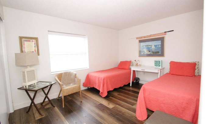 Titusville Condo | Condo with a view of rocket launches and dolphins.