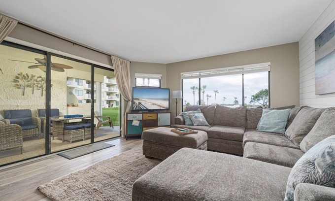 Butler Beach Condo | Condo with Water View, Indoor Pool, Private Balcony!