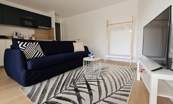 Fort-Mahon-Plage Apartment | Confort et Proximité : Studio Équipé 230m Plage