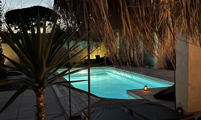 Saint-Laurent-d'Aigouze House | CONTEMPORARY MAS IN CAMARGUE WITH HEATED SWIMMING POOL, 2 JACUZZIS AND SAUNA