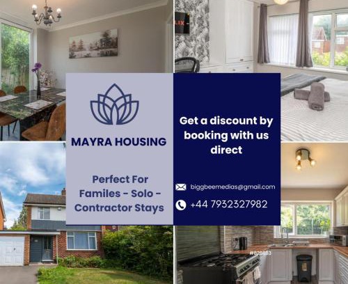Shirley House | Contractor & Family Full House NEC Bhm Airport Netflix Coffee