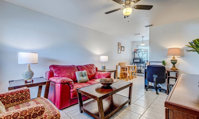 Port Canaveral Condo | Convenient, dog-friendly beachside condo with AC & beach chairs - walk to sand