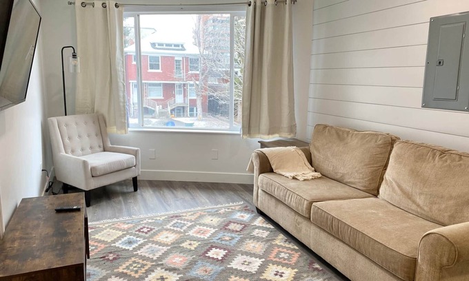 Lower Avenues Apartment | Convenient Downtown Location * Queen Bed * Self Check-In