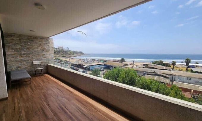 Concon Apartment | Costamar Apartment 2D con Vista al Mar, Wifi, Beach, Parking