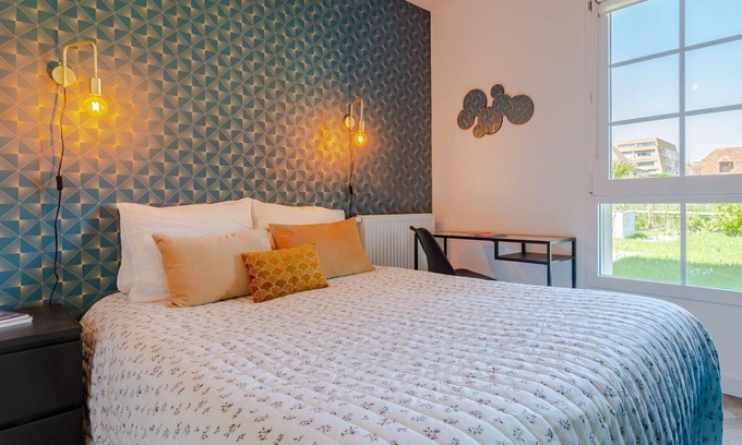 Benerville-sur-Mer Apartment | Cosy apartment for 5 people with WIFI, TV and terrace