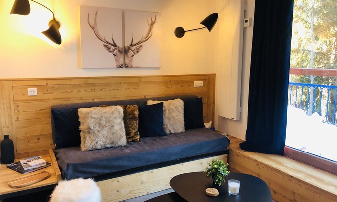 Arc-1800 Apartment | Cosy apartment for 7 people in the heart of ARCS 1800, fir trees and slopes
