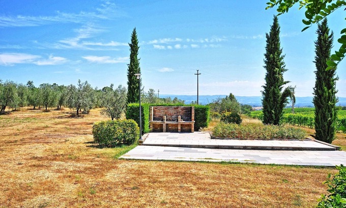 San Gimignano Apartment | Cosy apartment for 2 people with A/C, WIFI, pool, TV, patio and panoramic view
