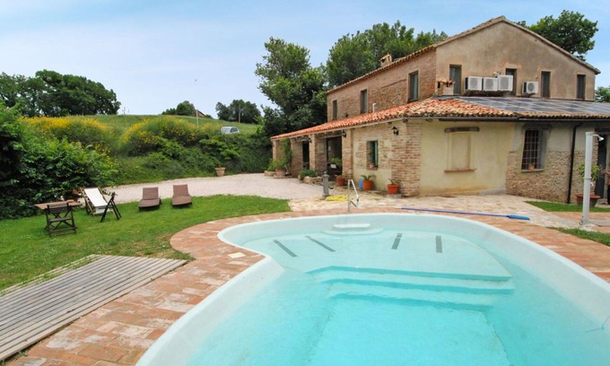 Granarola Apartment | Cosy apartment for 2 guests with WIFI, pool, A/C, TV, patio, pets allowed and panoramic view