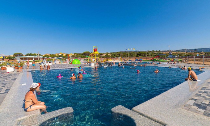 Aglientu House | Cosy apartment in villa for 4 guests with WIFI, pool, A/C, TV, patio, pets allowed and parking