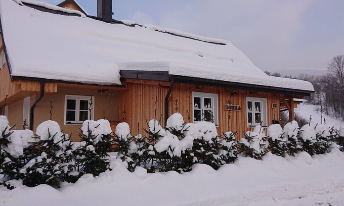 Rokytnice nad Jizerou Villa | Cosy apartment in villa for 12 guests with WIFI, TV, patio, pets allowed, panoramic view and par.