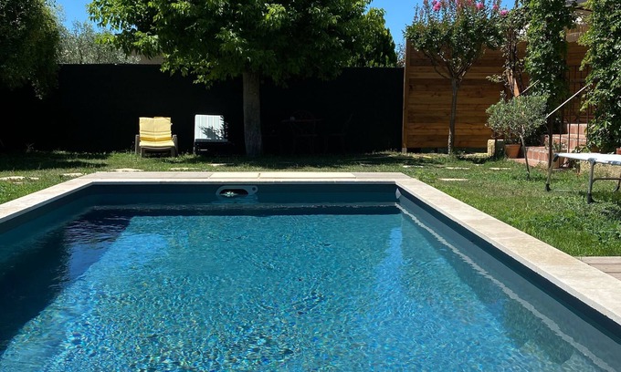 Aubignan House | Cosy villa for 8 people with swimming pool, dentelles de Montmirail, Ventoux Provence