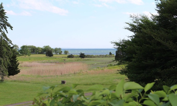 Old Lyme Cottage | Cottage on Historic Estate with Private Beach & Majestic Long Island Sound View.
