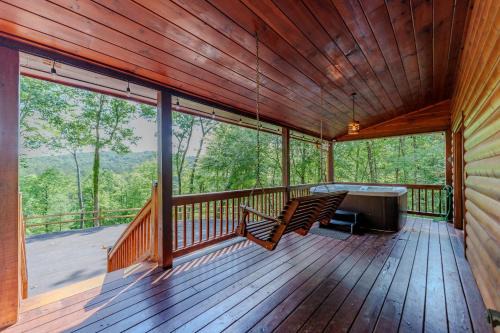Blue Ridge House | Cottage with Hot Tub 3 Mi to Downtown Blue Ridge!