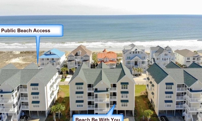Ocean Isle Beach Condo | CottageVacations4u "Beach Be With You"- ocean view- pool club-200 FT to beach!