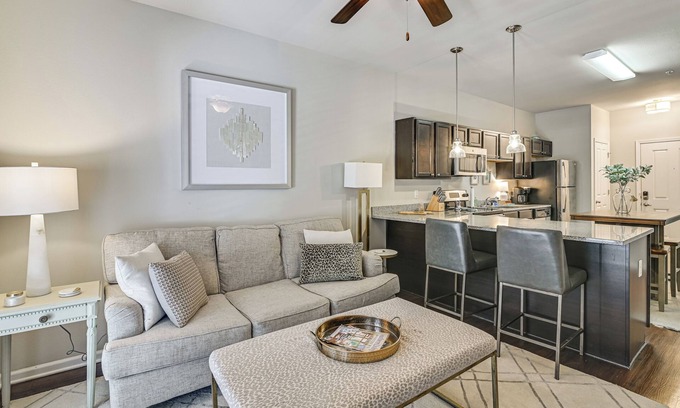 Starkville Condo | Cotton District Condo: Walkable Spot for Game Day!