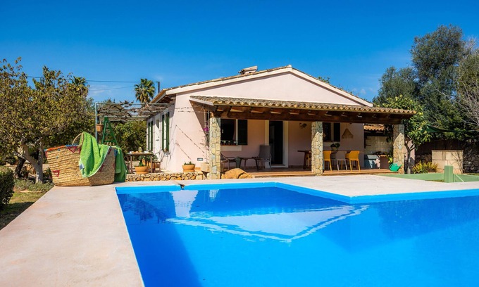 Son Servera Villa | Country House 'Can Pamboli' with Mountain View, Wi-Fi and Air Conditioning