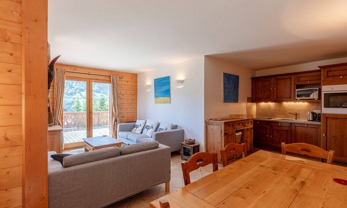 Les Allues Apartment | Cozy 4-room apartment, 6 people, south terrace, Méribel