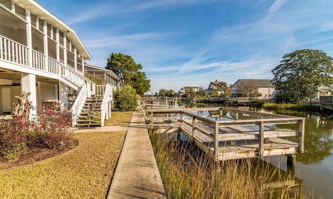 Litchfield by the Sea House | Cozy and Tranquil Creekfront Cottage in Litchfield