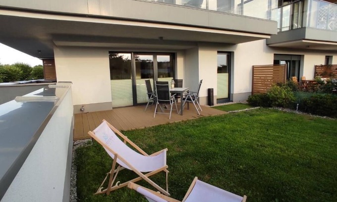 Dziwnow Apartment | Cozy apartment (45m²) with garden & balcony, 50m from the beach