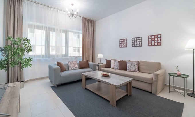 Dubai Apartment | Cozy Apartment in Al Nahda with Pool and Gym