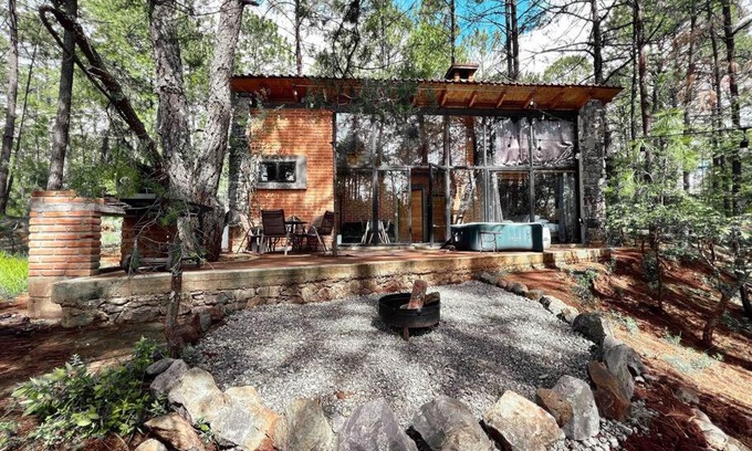 Huasca De Ocampo House | Cozy cabin con jacuzzi Huasca Retreats