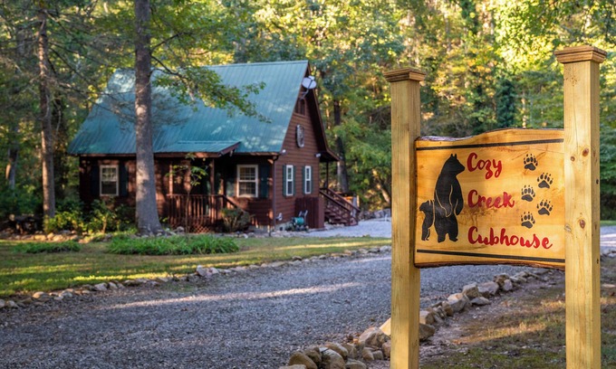 Cosby Cabin | Cozy cabin with hot tub, game shed, and firepit. Pet friendly!