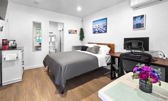 San Jose Apartment | Cozy Downtown San Jose Suite Private Entry Private Bath SJSU + AC
