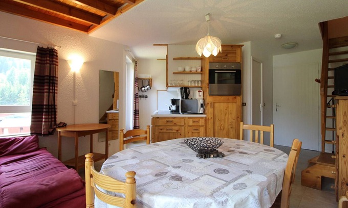 Lanslevillard Apartment | Cozy Duplex Apartment for 5 in Val Cenis le Haut, Close to Slopes