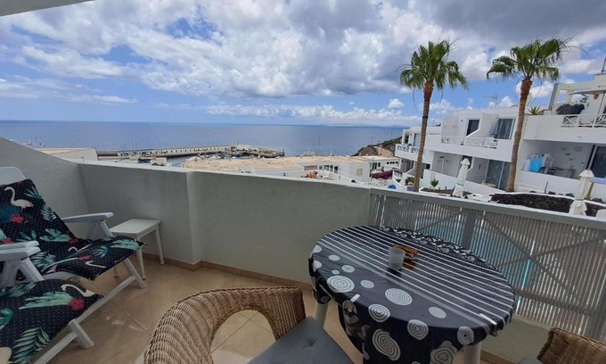 Puerto del Carmen Apartment | Cozy Etta apartment 501 with a wonderful sea-view terrace
