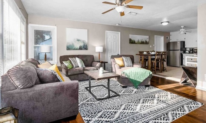 Overland Park House | Cozy Pets Allowed Large Fenced yard Grill 3 Bed