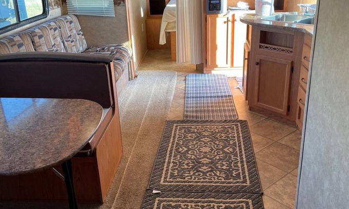 Cope House | Cozy RV on working ranch in Akron/Otis area with AC