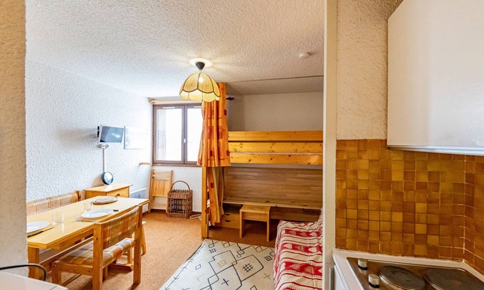 Montgellafrey Apartment | Cozy studio in Saint François Longchamp, sleeps 3, 19m², near slopes