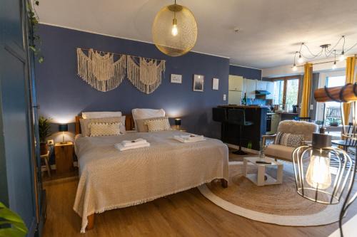 Zummeterhof Apartment | Cozy Souterrain Terrasse Garten Panoramablick